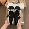 Temperamento gentil lazo francés altura interior zapatos de una sola suela mujer 2026 otoño nuevo dulce altura interior Mary Janes zapatos de mujer