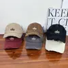Gorra de Béisbol Unisex Estilo Nuevo, Transpirable Personalizada Moda Desgastada Protección Solar Sombrero, Sombrero Versátil de Moda
