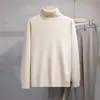 Suéter casual de punto para otoño e invierno con cuello alto apilado, nueva colección de punto al por mayor, top cálido de capa base de cuello alto, ropa para hombre transfronteriza