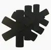 Posavasos de fieltro no tejido transfronterizo, mantel aislante para vajilla, mantel de fieltro de seis puntas antideslizante resistente al calor, posavasos floral