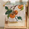 Toalla de Gasa de Algodón Puro, Toalla Facial Infantil de Cuatro Capas 100% Algodón Estilo Pastoral, Toalla de Mano para Colgar en la Cocina, Exportación al por Mayor