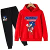 Conjunto de Ropa para Niños Transfronterizo Amazon Aliexpress Comercio Exterior Dropshipping para Niños Mayores Sudadera con Capucha y Pantalones de Chándal Conjunto de Dos Piezas