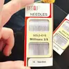 Cartucho de Agulha de Sândalo Capa Dura Alta Qualidade Agulha de Costura Agulha de Costura Doméstica Bordado à Mão Costura Colcha Agulha de Aço Agulha para Roupas