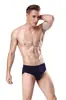 Fabricantes de panties al por mayor ropa interior para hombre sexy cómoda fibra de bambú color liso calzoncillos para hombre 6123
