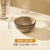 Set de Bol y Plato de Alto Valor Estilo Japonés Vajilla de Cerámica Tazones Caseros Platos Bol para Ramen de Alto Valor Palillos Ama de Casa Moderna