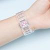 Aurora colorida para reloj inteligente Z9 correa Z7S niños Z10 transparente z6pro hebilla flash D1S