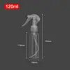 Frasco Spray Transparente 150/500ml PET Tipo Gatilho Pistola de Mouse Borrifador Pequeno Frasco Spray Névoa Fina de Álcool Frasco Vazio Cosmético