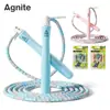 Cuerda para Saltar Deli Angnet Ft148 con Núcleo de Alambre de Acero y Rodamientos, Modelo de Velocidad, Cuerda para Saltar de Alambre de Acero Estilo Bambú para Exámenes