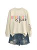 La Amabilidad es Gratis Amazon Moda Sudadera Personalizada para Mujer con Estampado en el Brazo Comercio Exterior Transfronterizo