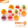 Comida Importada de Tailandia NANACO Sabor Fruta con Gelatina de Coco Paquete de 6 Snacks de Ocio al por Mayor 480g