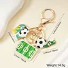 Colgante de Fútbol de Metal Llavero Creativo Recuerdo del Mundial para Hombres Aficionados Regalo Clásico