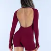 Mono de yoga dfyne hermoso para realzar espalda y glúteos, secado rápido, ropa de yoga sexy de cintura alta, mono deportivo transpirable ajustado