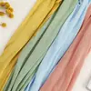 Liquidación Otoño 2026 Chal de Punto Color Sólido Estilo Coreano para Mujeres Adultas Cuello Falso Anudado Chal para Aire Acondicionado