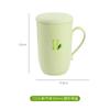 Vaso de agua de fibra de bambú, práctico vaso de plástico para mujer, para beber agua, para el hogar, de verano, resistente a caídas, para estudiantes, para dormitorio