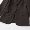 Comércio Exterior Transfronteiriço Roupas Femininas 2026 Estilo Europeu e Americano Primavera e Outono Novo Estilo Elegante Versátil Blazer de Terno de Alta Qualidade 9702062