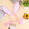 Tiara de Orelha de Coelho da Páscoa Venda Quente Transfronteiriça Tiara Cosplay Tiara Fofa de Festa de Feriado Infantil Divertida e Adorável