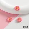 Colección de Flores Parche Pegamento Crema Materiales DIY Hechos a Mano Zuecos Funda para Teléfono Móvil Pasador Joyería Resina Accesorios Pequeños