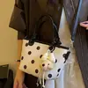 Bolso de Lunares para Mujer, Nuevo Modelo de Verano 2026, Bolso de Hombro Moderno y Exquisito, Bolso Cruzado tipo Cubo para Viajes Diarios