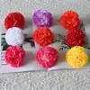 Flores Artificiais de Calêndula Atacado de Fábrica, Decorações de Festival, Arranjos de Cena, Flores Lilás, Flores Decorativas de Cravo