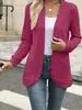 Jaqueta Cardigan de Manga Longa Casual com Listras de Pique e Costura Escovada, Cor Lisa, Lançamento Outono/Inverno 2025, Transfronteiriço Europeu e Americano Amazon