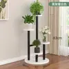 Soporte para Flores para Balcón, Estante de Flores de Pie para Sala de Estar, Soporte de Flores de Múltiples Niveles, Soporte de Macetas de Interior con Niveles
