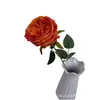 Tela Cepillada Austin Rosa Flor Artificial Boda Salón de Bodas Set Material Floral Fila de Flores Guía de Camino Decoración de Pared de Flores Flor Artificial