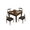 Mesa de Mahjong de Madera Maciza Mesa de Comedor de Doble Uso Mesa Simple Cuadrada para Ajedrez y Cartas Mesa de Ajedrez Póker Combinación Manual de Mesa y Silla de Mahjong