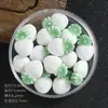 Cuentas de Hierba Cerámicas de Colores en Forma de Corazón para Niños, Cuentas Macaron para Manualidades DIY, Cuentas Sueltas para Pulsera y Collar de Niña