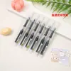 Bolígrafo Rollerball de Tubo de Aguja Recto para Líquido, Bolígrafo de Gel para Firmas, Negro, Rojo, Azul, Paquete a Granel de 100, Tinta de Secado Rápido para Notas