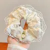 Lindo Lazo para el Cabello para Niñas, Diademas de Alta Gama, Cuerdas para el Cabello Estilo Perezoso, Bandas Elásticas de Alta Elasticidad, Flores para el Cabello