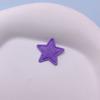Tela flocada de 1,8 cm con estrella de cinco puntas en relieve, accesorios para el cabello hechos a mano, materiales decorativos, accesorios de ropa, accesorios