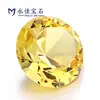 Yongjia Gem Cuentas Redondas de Vidrio de Colores Artificiales Punto de Diamante Base Puntiaguda Accesorios de Joyería de Vidrio Transfronterizo Nuevo