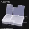 Caja Transparente para Piezas de Reparación de Placa Base de Teléfono Móvil Caja de Piezas de Placa Base de Desmontaje Caja de Componentes Caja de Almacenamiento para Tornillos y Accesorios