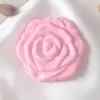 Espejo de Maquillaje Portátil con Diseño de Flor de Rosa para Mujer, Compacto Mini para Retoques, Ligero, Galvanizado, Color Sólido, Espejo Plegable Portátil para Estudiantes