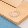 Estilo Japonés y Coreano ins Diseño Nicho Color Brillante Anillo Arena Flash Estilo Frío Simple Combinable Luz Ondulada Anillo Kirin para Mujer
