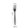 Cuchillo y tenedor de acero inoxidable 430 grueso mate, cuchara, vajilla occidental negra de alta gama para hotel, cuchillo y tenedor forjados