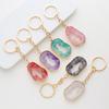 Llavero creativo de plástico con forma de arrecife hueco en forma de corazón ovalado para bolso de mujer, colgante para llaves, accesorios, regalos de vacaciones