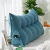 Almofada Triangular de Cabeceira Transfronteiriça Almofada de Cama Encosto Grande Almofada de Cintura Costas Tatame Saco Macio Dormitório Quarto Removível