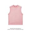 Chaleco de Gamuza para Hombre Color Sólido Simple Panel Ligero Holgado Casual Camiseta sin Mangas Chaleco Top para Hombre