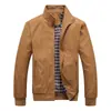 [Explosiones de Comercio Exterior Transfronterizo Amazon] Chaqueta de Primavera y Otoño para Hombre Cortavientos Casual Deportivo Holgada con Cuello Chaqueta para Hombre