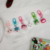 Fivela colorida H99 desenho animado fofo lápis de cor pequeno novo chaveiro pingente de bolsa fofo pingente engraçado joia de pendurar personalidade