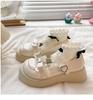 Sapatos Pequenos de Couro Versáteis Estilo Britânico Retrô para Mulheres 2026 Inverno Novo Estilo Francês Sapatos Mary Jane de Tira Única com Solado Grosso