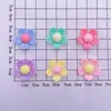Imitação Colorido Brilhante Flor de Cinco Pétalas Diy Acessórios de Resina Headwear Hairpin Cream Cola Telefone Móvel Caso Copo de Água Geladeira Adesivo