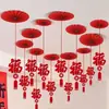 Adornos Colgantes de Año Nuevo al por Mayor Decoración Año del Caballo 2026 Colgantes Festivos Propicios Fabricante Incluye Ganchos Pequeñas Decoraciones Rojas para el Festival de Primavera