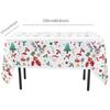 Suministros para Fiesta Temática de Navidad Encaje Plato de Papel Desechable Vaso de Papel Toalla de Papel Mantel Plato para Cena Traje de Vajilla Navideña