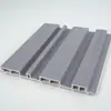 Tablero de Rejilla de Fibra de Bambú de Comercio Exterior Madera Ecológica Tablero tipo Muralla China Tablero Decorativo para Pared de Fondo de TV Panel de Pared de Rejilla WPC