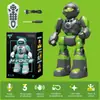 Robot Inteligente Infantil Transfronterizo con Programación por Control Remoto y Funciones Interactivas en Inglés y Ruso, un Juguete de Regalo de Cumpleaños para Niños y Niñas