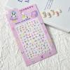 Pegatinas luminosas en relieve 5D de Sanrio para decoración de uñas, diseño de dibujos animados, kulomi, lindas pegatinas para uñas para niños, joyería adhesiva para bebés