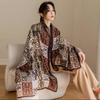 Nicho Xale Cachecol Feminino de Algodão e Linho Verão Intervalo para o Almoço Cobertor Ar Condicionado Estilo Elegante Fino Estilo Estrangeiro Moda Escritório