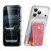 Adecuado para iPhone 17 Funda para Teléfono Móvil con Porta Tarjetas Acabado Mate tipo Piel Apple 16Promax Funda Protectora Anticaídas Estilo Nuevo